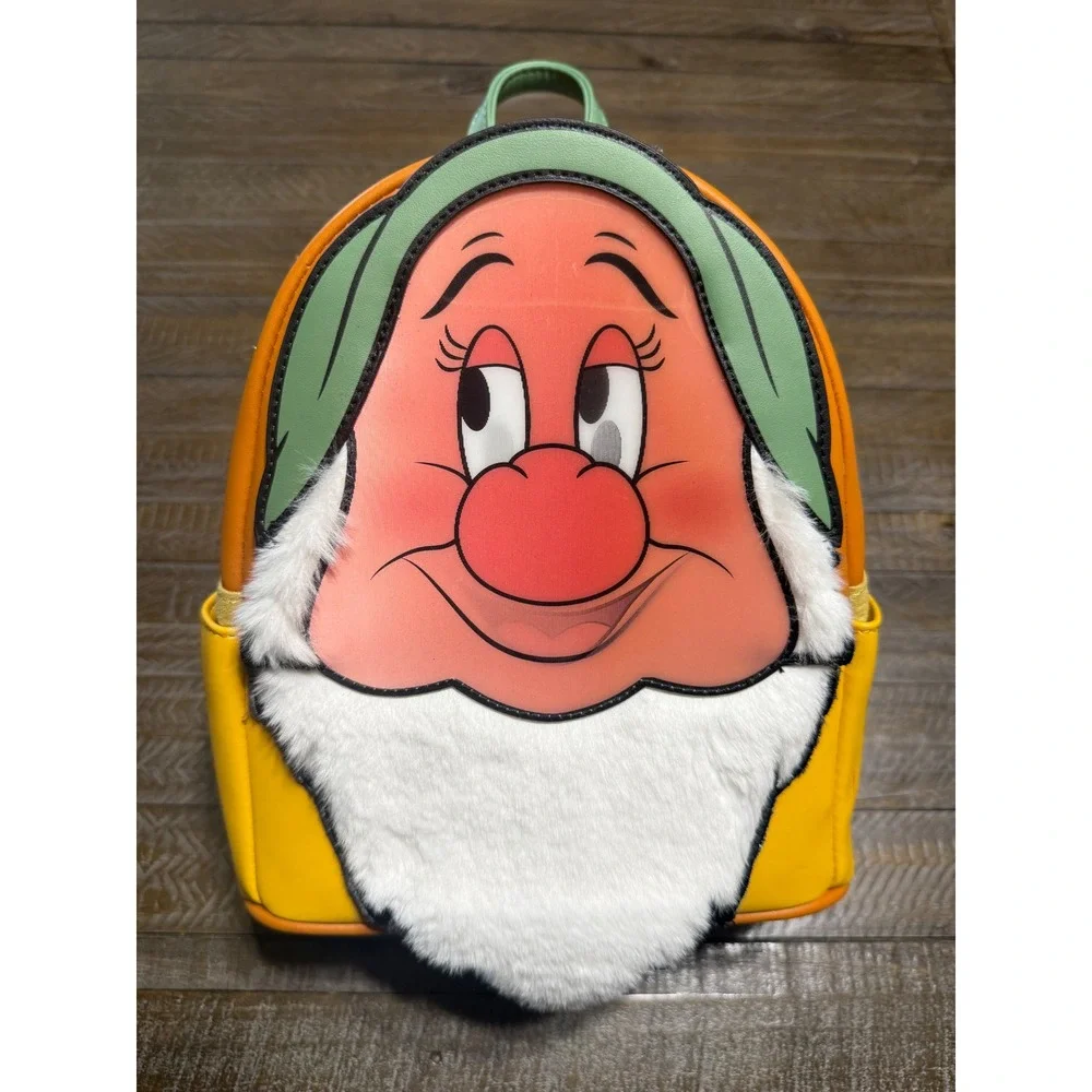 Loungefly Bashful Mini Backpack Disney Snow White Yellow NWT WDBK3140